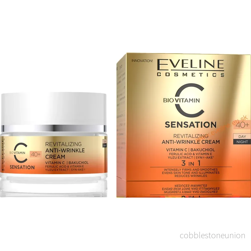 Eveline Cosmetics, C Sensation, Anti-Wrinkle, Day & Night, Cream, For Face, 50 ml - Bild 2