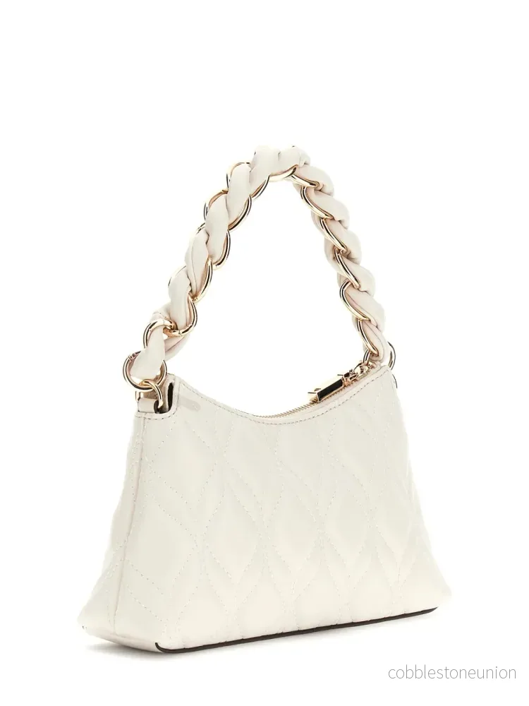 Guess Axelväska Maxine mini offwhite - Bild 2