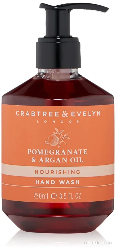 Crabtree & Evelyn, Pomegranate & Argan Oil, Nourishing, Liquid Soap, For Hands, 250 ml Crabtree & Evelyn, Pomegranate & Argan Oil, Nourishing, Liquid Soap, For Hands, 250 ml