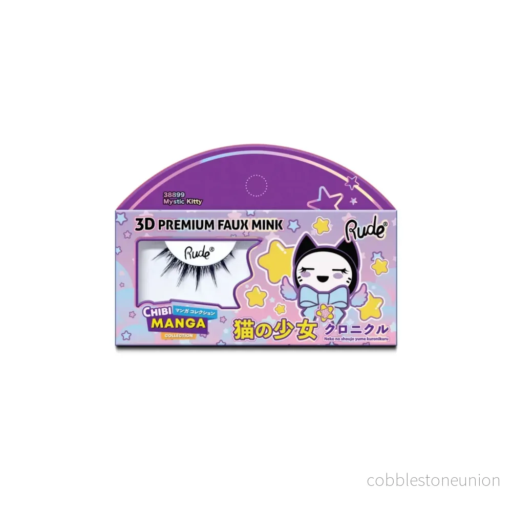 Rude Cosmetics, Chibi Manga Faux Mink – Mystic Kitty, Lösglans Rude Cosmetics, Chibi Manga Faux Mink – Mystic Kitty, Lösglans