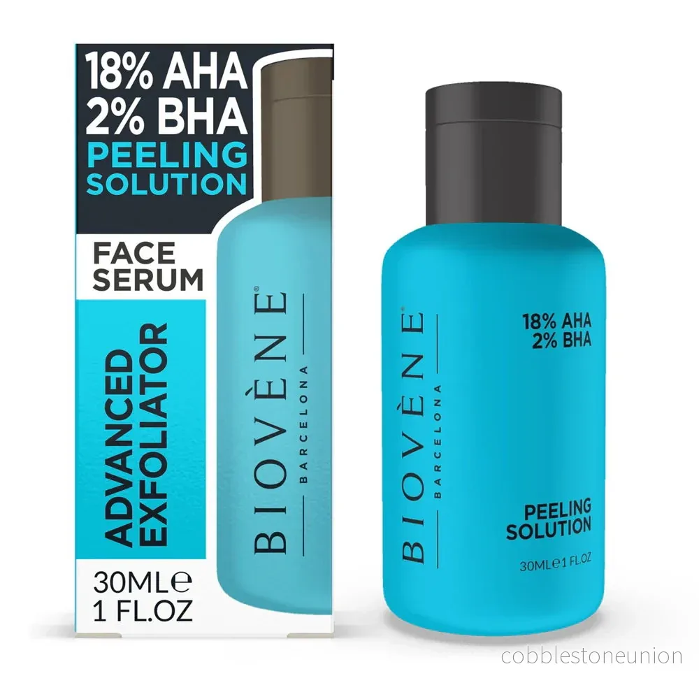 Biovene, Peelinglösning, 18% AHA, Jämn hudton, Serum, För ansiktet, 30 ml - Bild 2