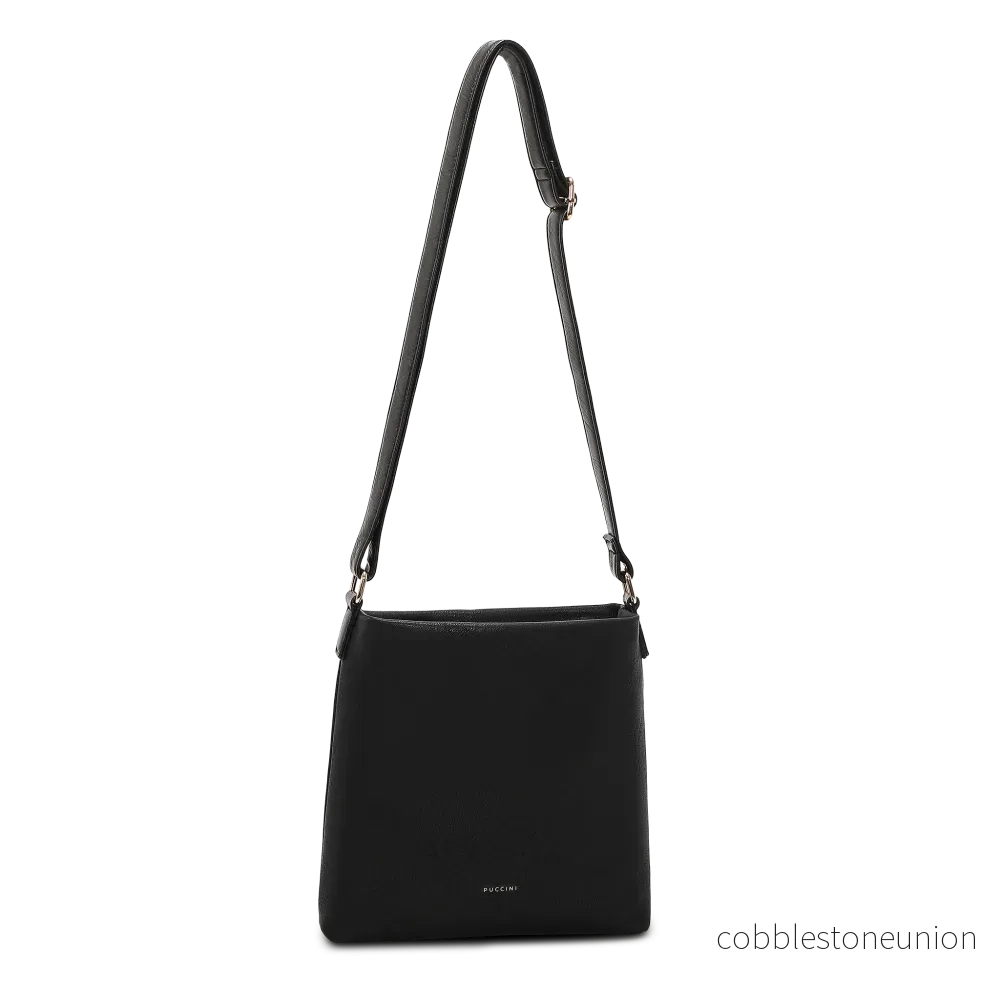 Puccini Crossbody Linea svart Puccini Crossbody Linea svart