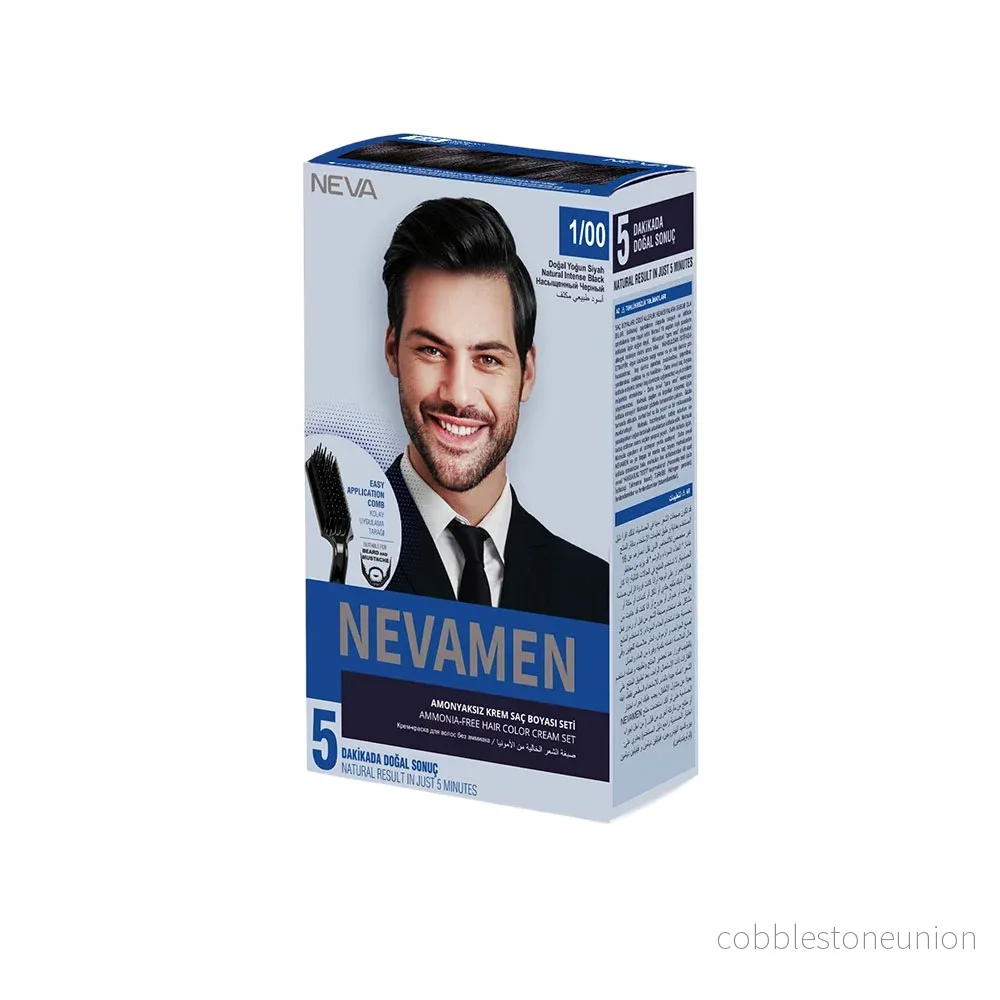 Neva, Nevamen, Semi-permanent hårfärg, 5/0 Natural Medium Brown, 150 ml