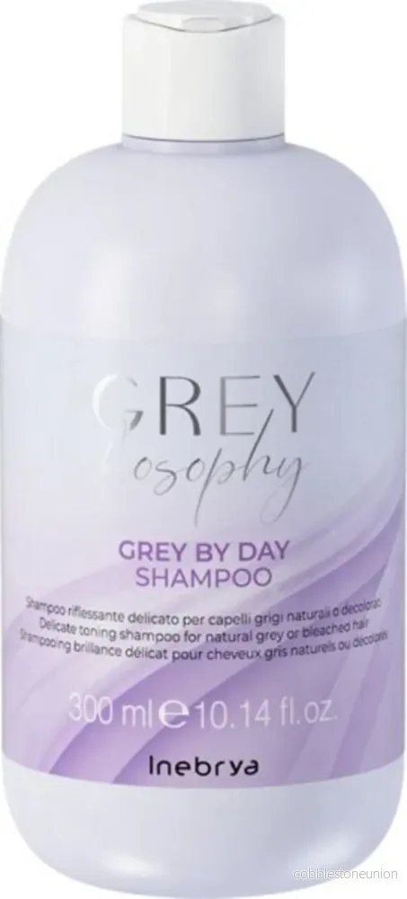 Inebrya, Grey By Day, Hair Shampoo, For neutralizing yellow tones, 300 ml Inebrya, Grey By Day, Hair Shampoo, For neutralizing yellow tones, 300 ml