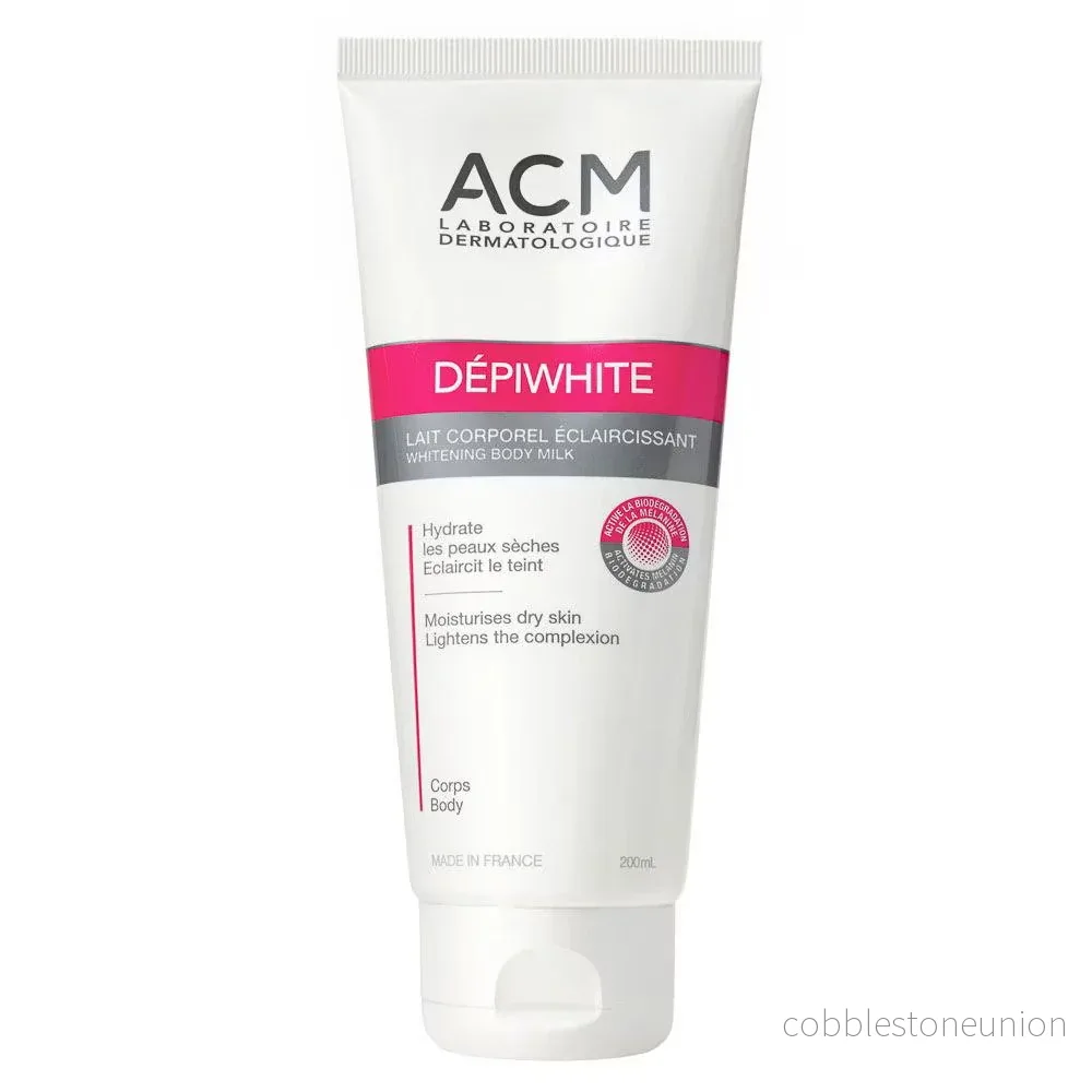 Laboratoire ACM, Depiwhite, Upplysnings- & Återfuktande, Kroppsmjölk, Kropp, Dagligen, 200 ml