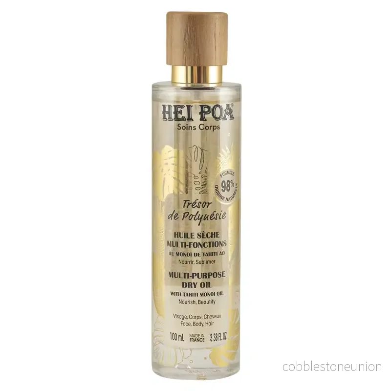 Hei Poa, Tresor De Polynesie, Monoi Oil, Nourishing, Dry Body Oil, 100 ml