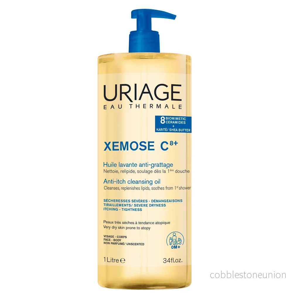 Uriage, Xémose, Soothing, Cleansing Oil, Face & body, 1000 ml Uriage, Xémose, Soothing, Cleansing Oil, Face & body, 1000 ml