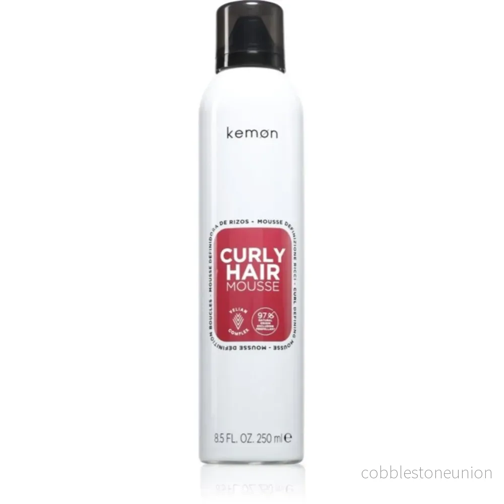 Kemon, Curly Hair Mousse, Hårstylingsmousse, Volym, Medium, 250 ml