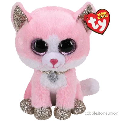 Ty Beanie Boos Fiona The Pink Cat