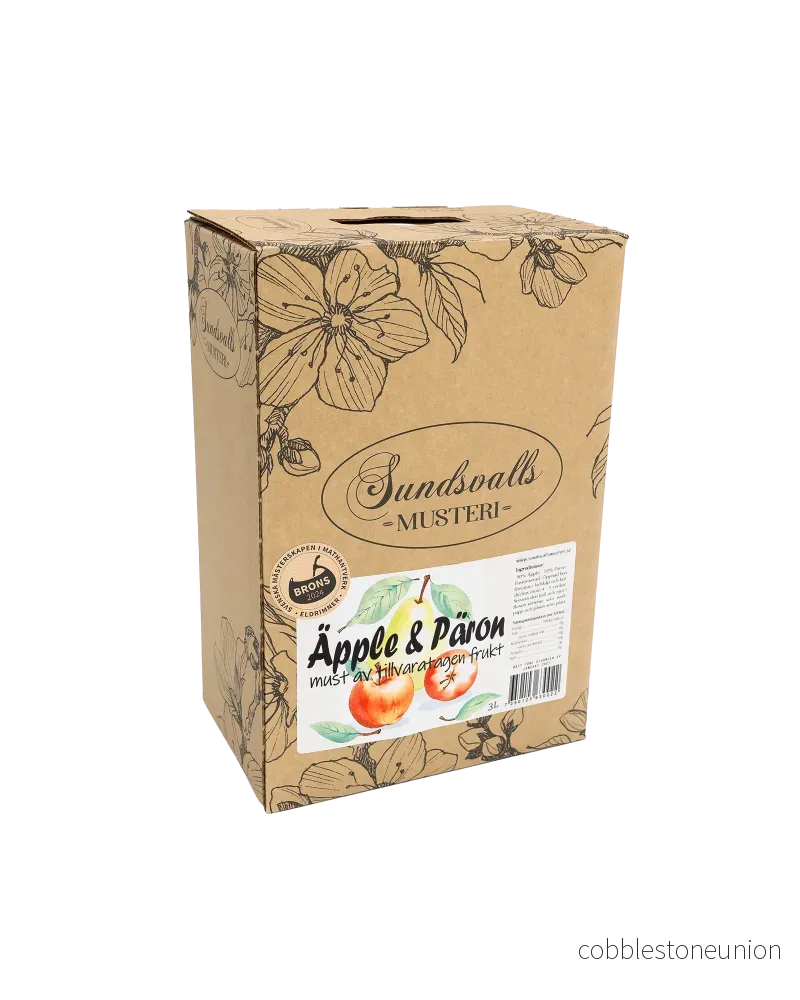 Äpple & päron – smaksatt äppelmust