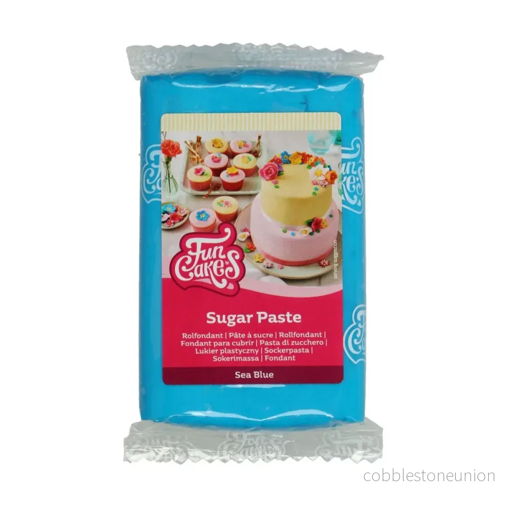 FunCakes Sockerpasta 250g - Sea Blue