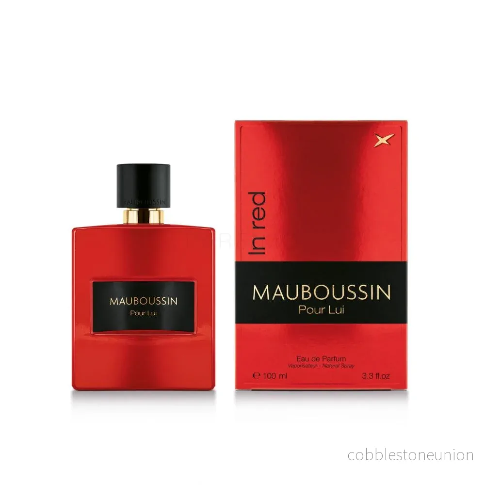 Mauboussin, In Red, Eau de Parfum, För män, 100 ml - Bild 2
