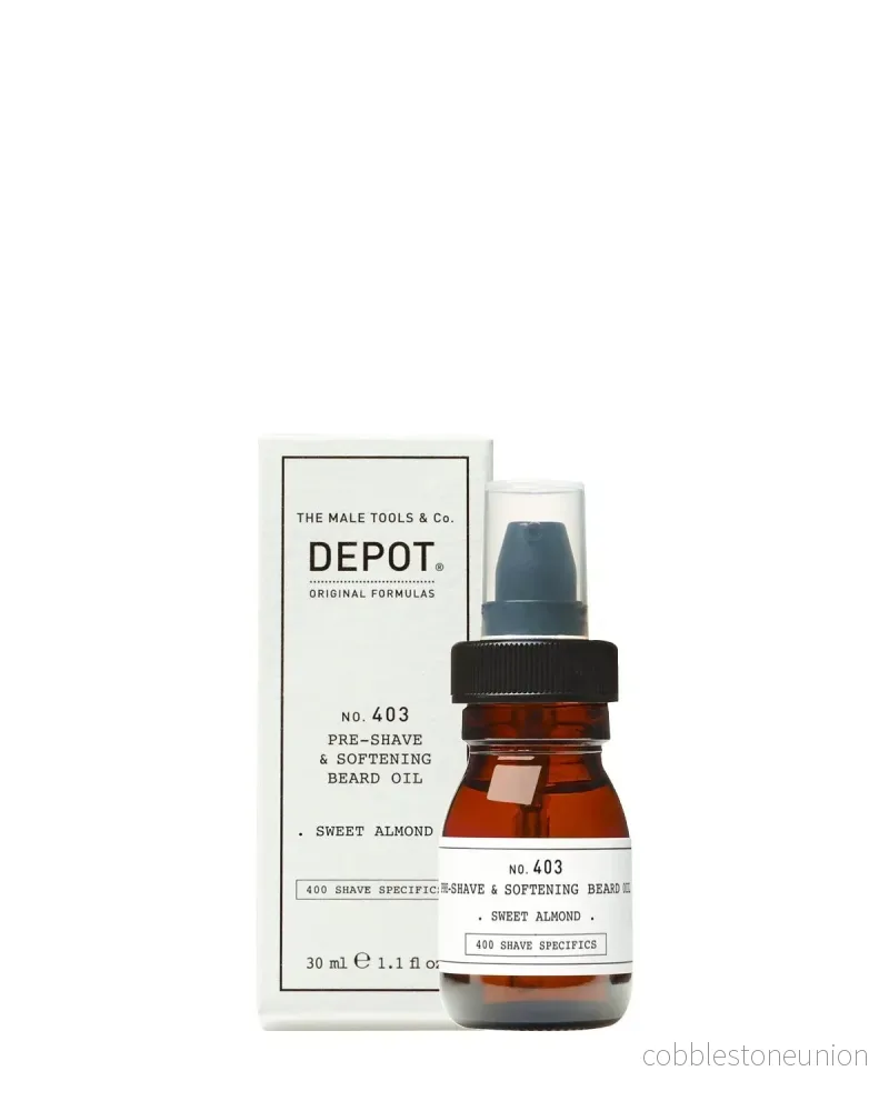 Depot, 400 Shave Specifics No. 403, Sweet almond, Emollient, Pre-shave oil, 30 ml
