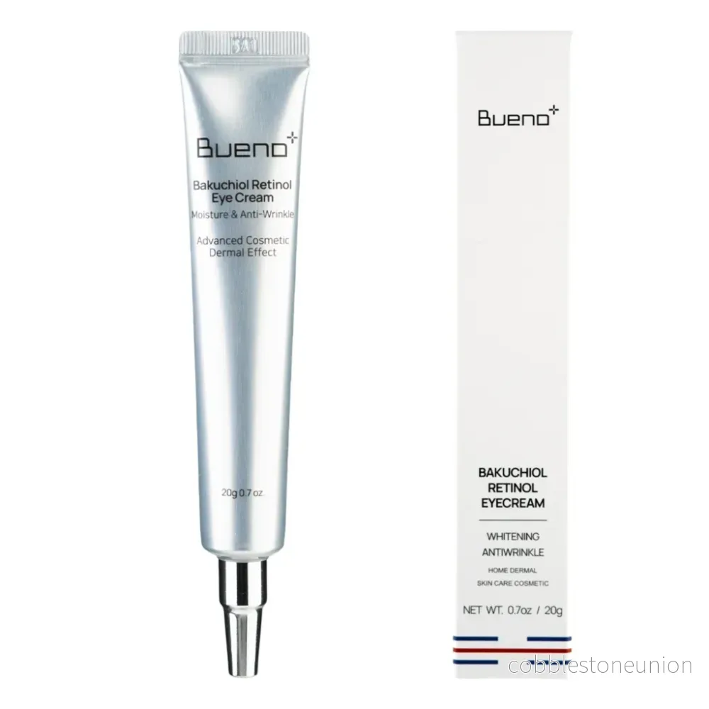 Bueno, Bakuchiol, Djurförsöksfri, Anti-Aging, Anti-Wrinkle & Brightening, Dag & Natt, Ögonkräm, 20 g - Bild 2