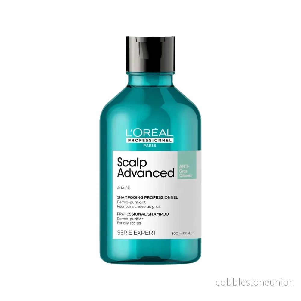 L’Oréal Professionnel, Serie Expert Scalp Advanced, schampo, för rengöring, 300 ml L’Oréal Professionnel, Serie Expert Scalp Advanced, schampo, för rengöring, 300 ml