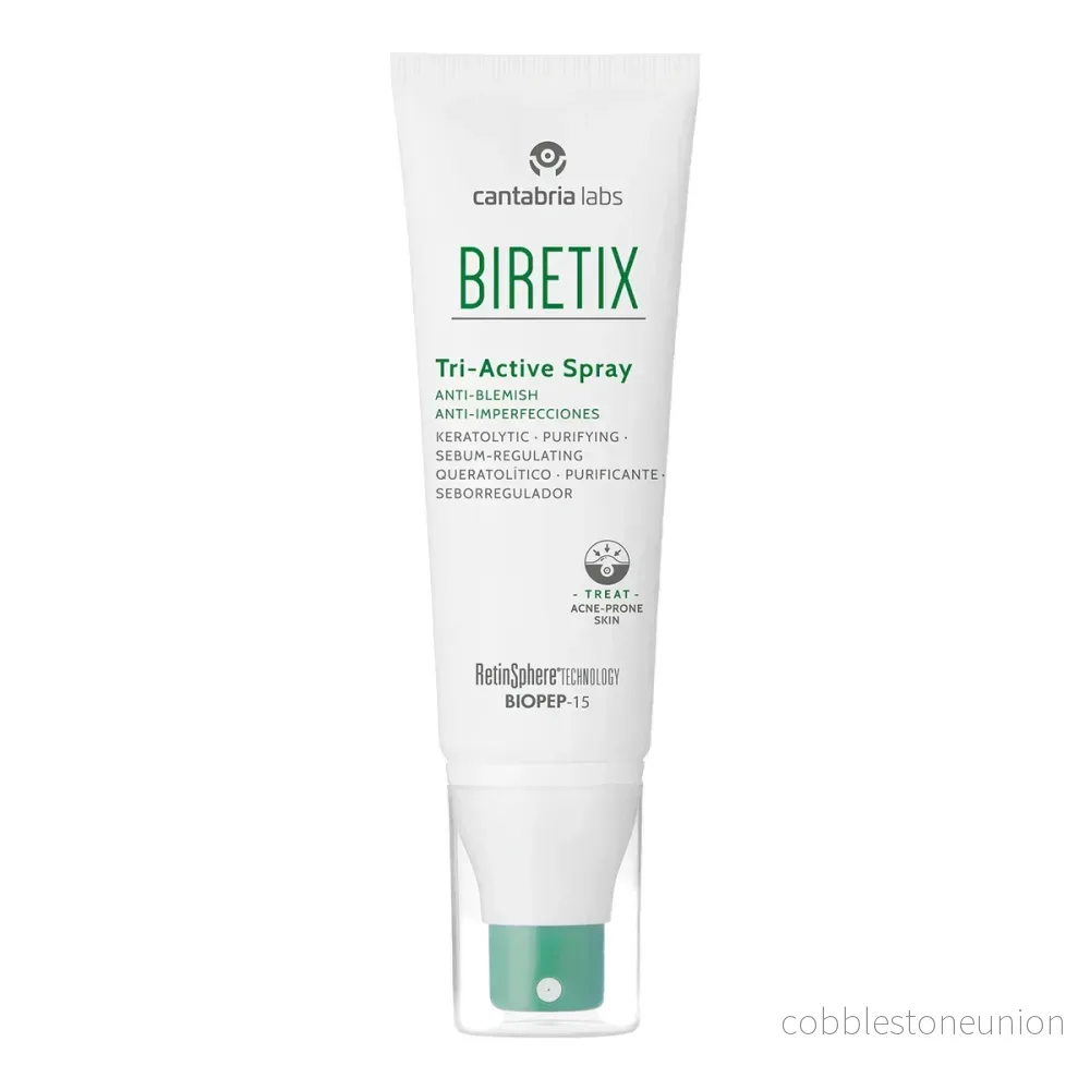 Cantabria Labs, Biretix, Mot blemmor, Spray, För ansikte & kropp, 100 ml