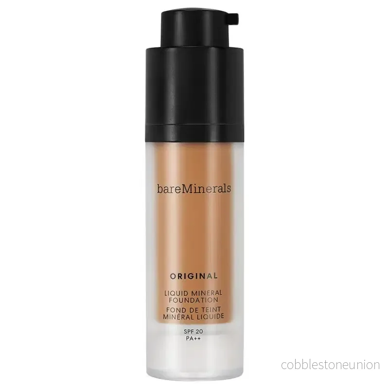 BareMinerals, Original Liquid Mineral, Luminous, flytande foundation, 24, Neutral Dark, SPF 20, 30 ml