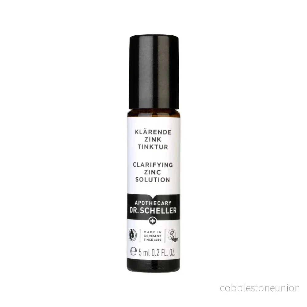 Dr. Scheller, Clarifying Zinc Solution, Vegan, Purifying & Soothing, Natt, Pinne, Ansikte, 5 ml