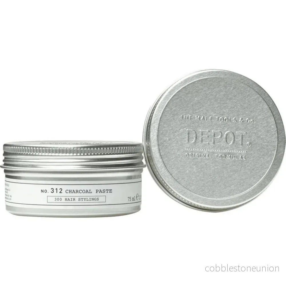 Depot, 300 Hair Stylings No. 312, UV-filter, Hårstylingspasta, Texturering, Starkt grepp, För hår, 75 ml Depot, 300 Hair Stylings No. 312, UV-filter, Hårstylingspasta, Texturering, Starkt grepp, För hår, 75 ml