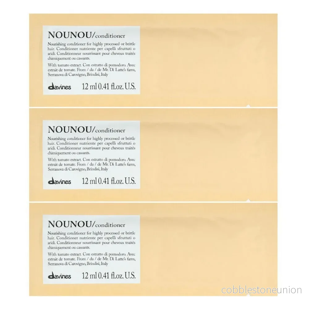 Davines, Nounou, Hair Conditioner, Nourishing, 12 pcs, 12 ml Davines, Nounou, Hair Conditioner, Nourishing, 12 pcs, 12 ml
