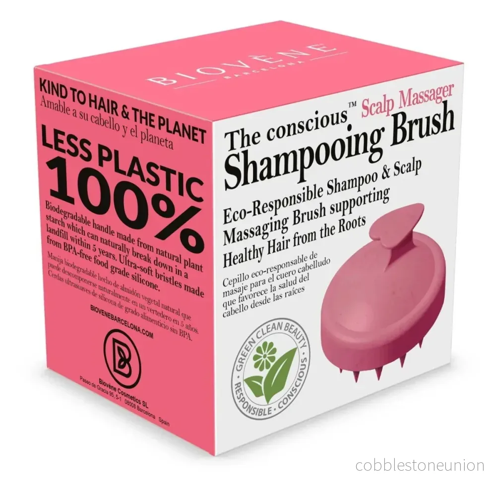 Biovene, The Conscious Shampooing Brush, Hårbottenborste, Rosa Biovene, The Conscious Shampooing Brush, Hårbottenborste, Rosa