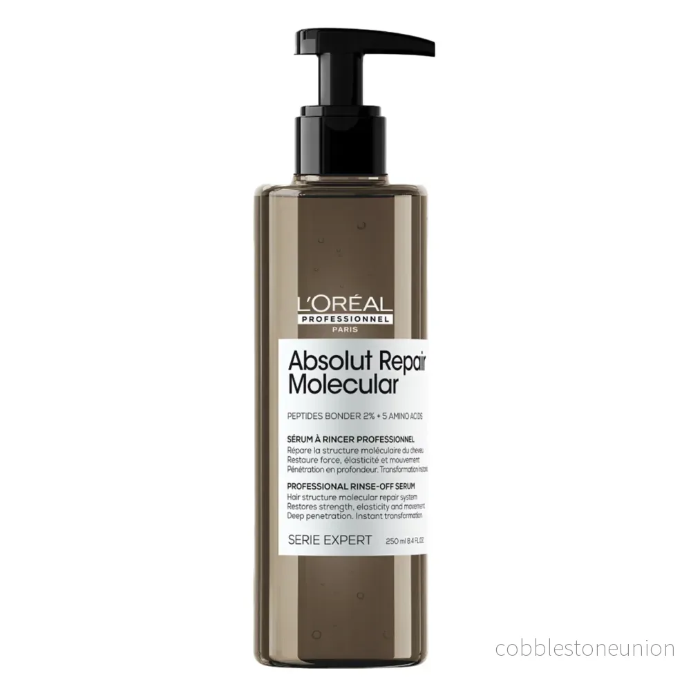 L’Oreal Professionnel, Serie Expert Absolut Repair Molecular, Hårserum, För reparation, 250 ml L’Oreal Professionnel, Serie Expert Absolut Repair Molecular, Hårserum, För reparation, 250 ml