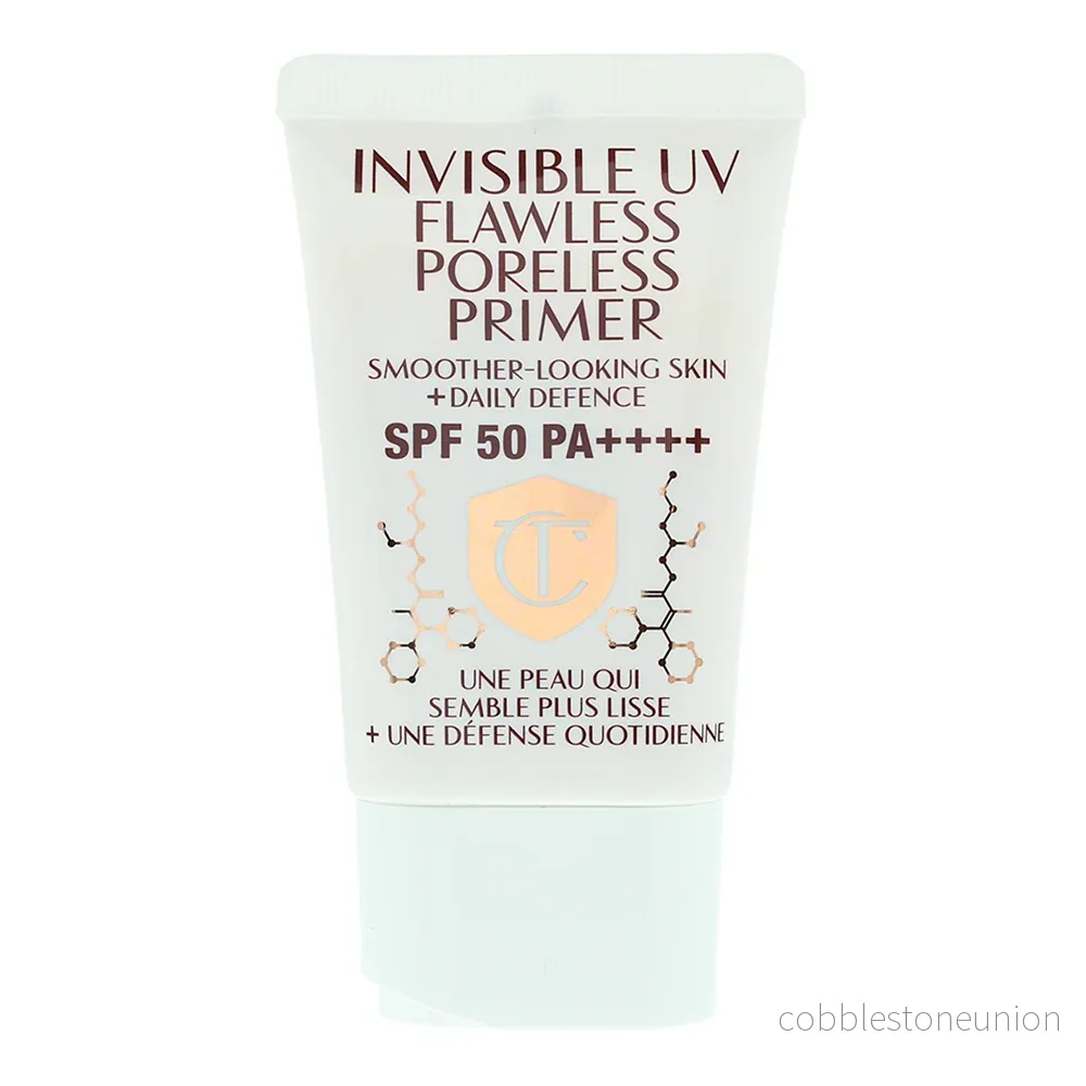Charlotte Tilbury, Flawless Invisible, Hyaluronsyra, Återfuktning, Flytande primer, SPF 50, 30 ml Charlotte Tilbury, Flawless Invisible, Hyaluronsyra, Återfuktning, Flytande primer, SPF 50, 30 ml