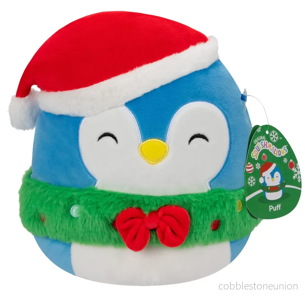 Squishmallows 19 Cm Christmas Puff The Penguin Squishmallows 19 Cm Christmas Puff The Penguin
