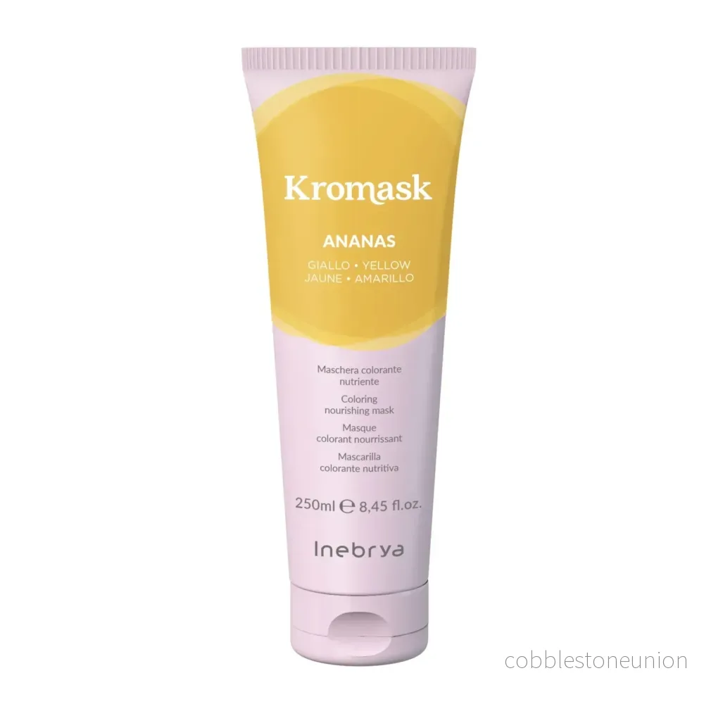 Inebrya, Kromask, Hårfärgningskräm mask, Vårdande, Yellow, 250 ml Inebrya, Kromask, Hårfärgningskräm mask, Vårdande, Yellow, 250 ml