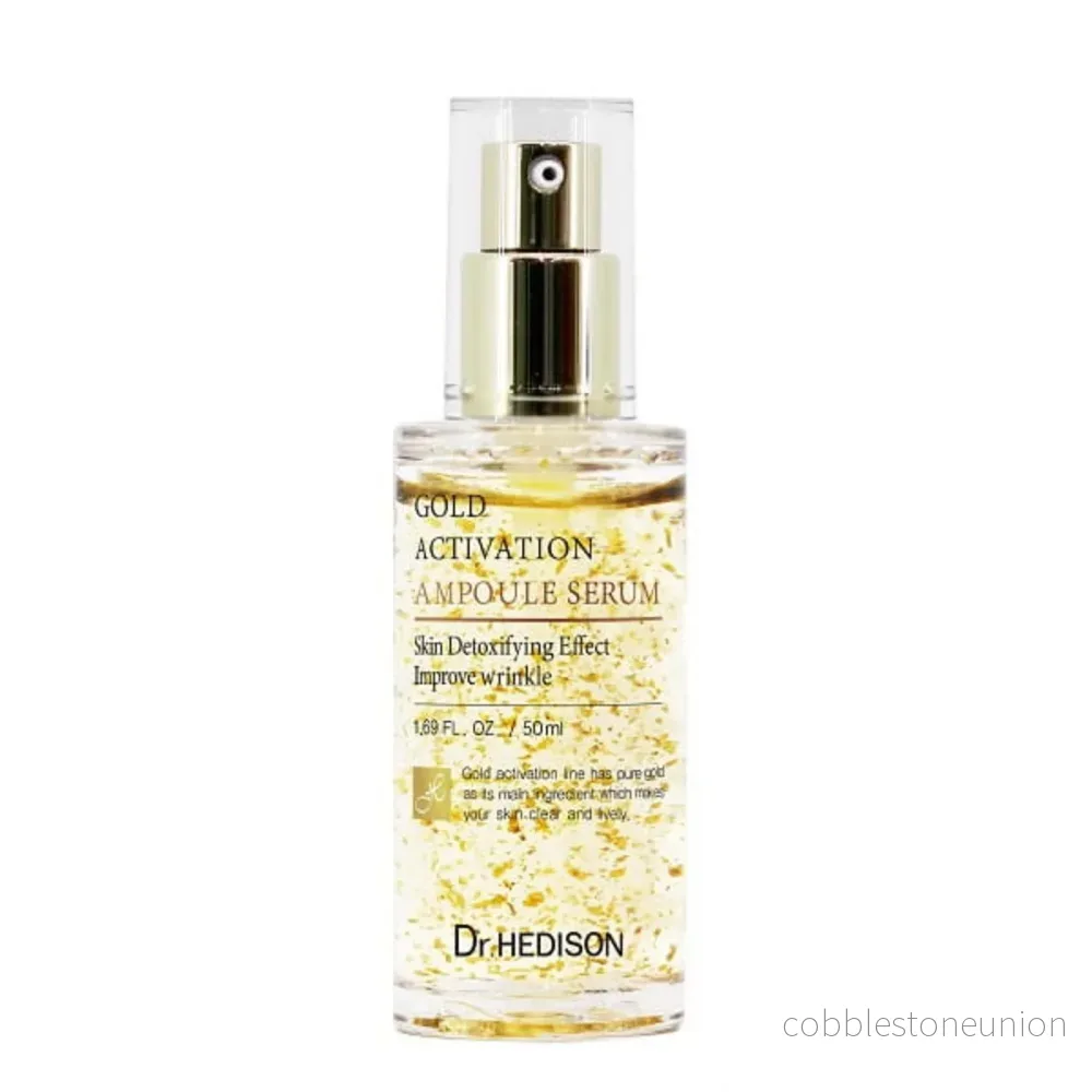 Dr. Hedison, Gold Activation, 24K guld, Avgiftande, Serum, För ansiktet, 50 ml Dr. Hedison, Gold Activation, 24K guld, Avgiftande, Serum, För ansiktet, 50 ml