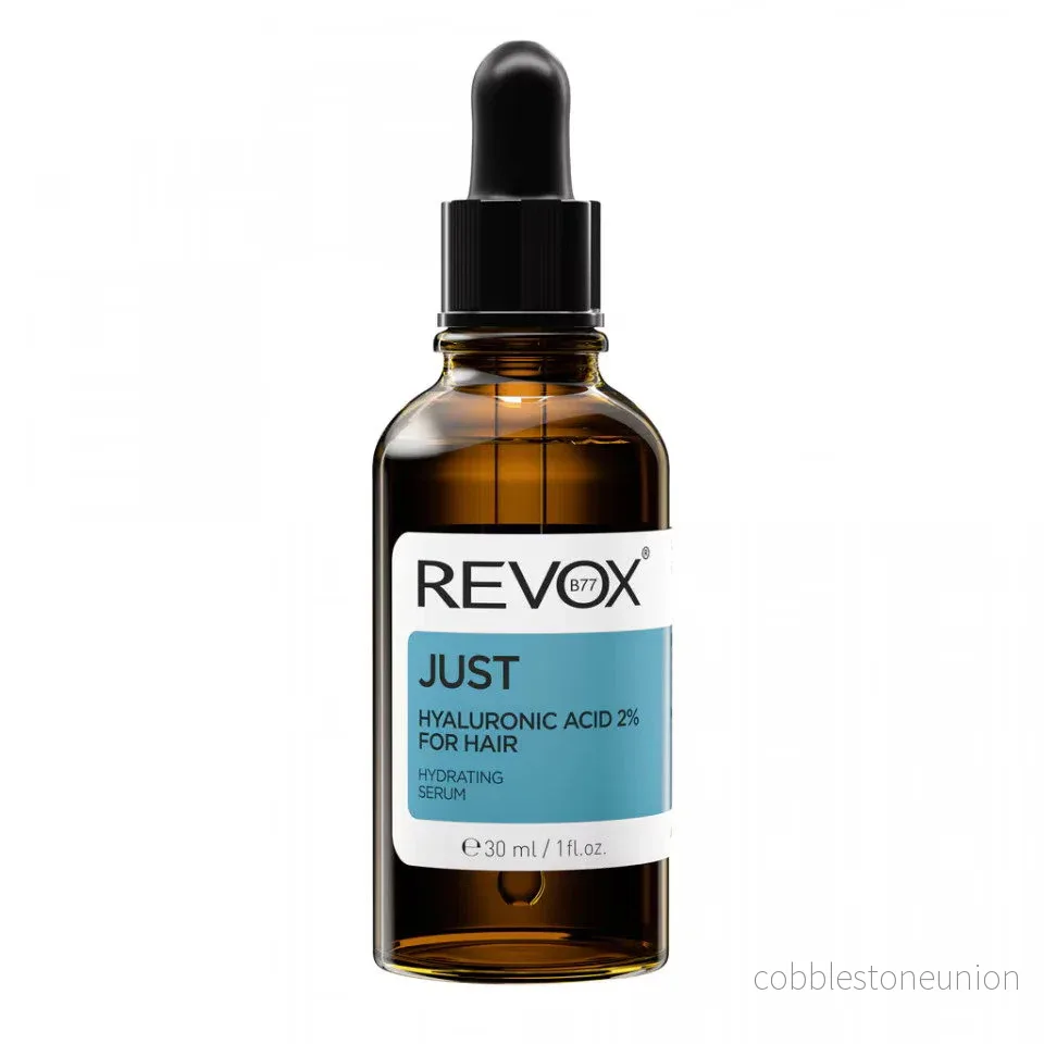 Revox B77, Just, Hyaluronsyra 2%, Hårserum, För återfuktning, 30 ml