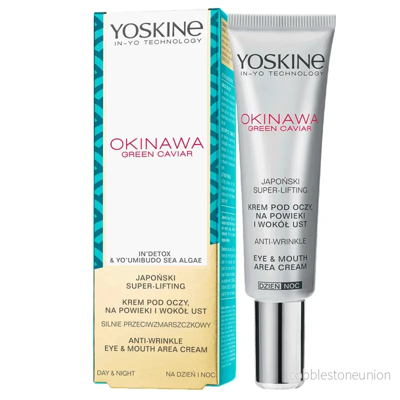 Yoskine, Okinawa, Green Caviar, Anti-Wrinkle, Day & Night, Eye Cream, 15 ml - Bild 2