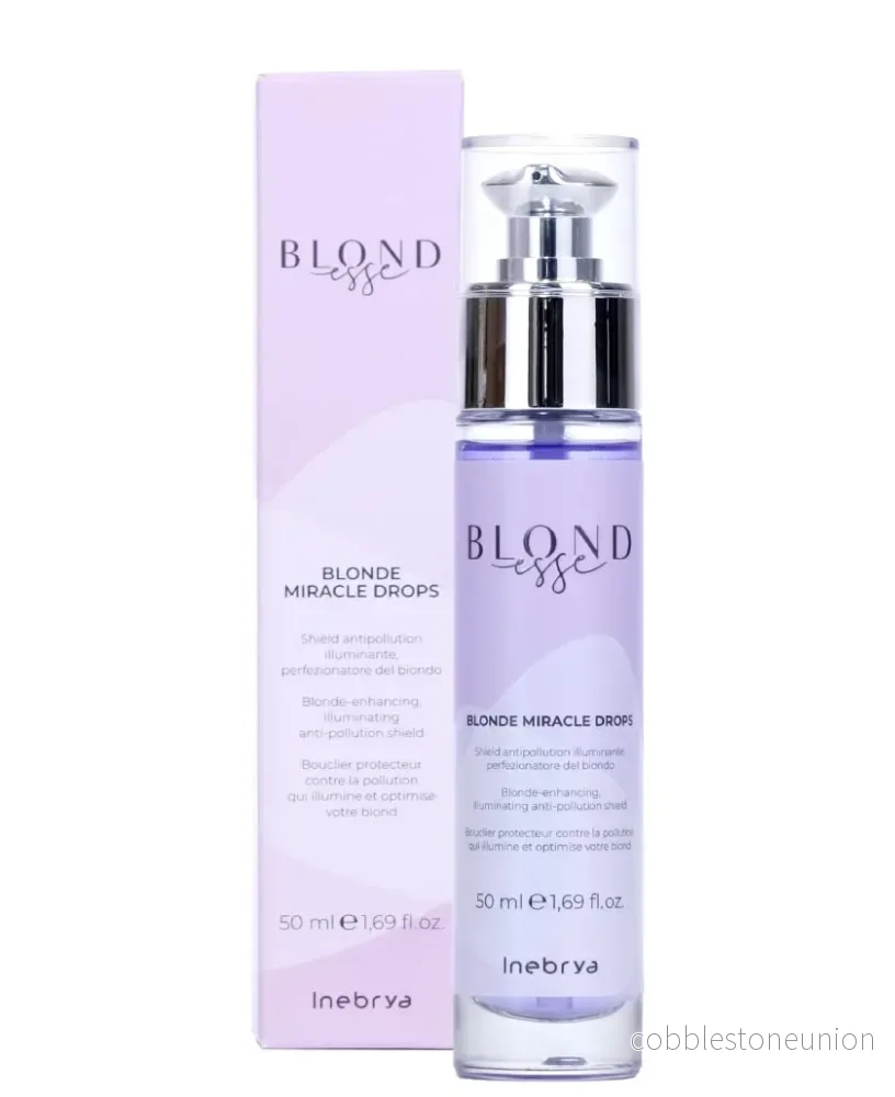 Inebrya, Blonde Miracle Drops, Hair serum, For neutralising yellow tones, 50 ml - Bild 2