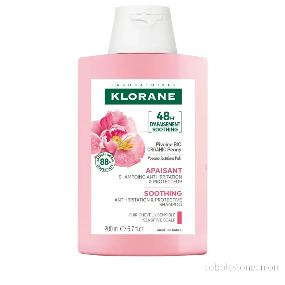 Klorane, Pion, Schampo, Lugnande, 200 ml