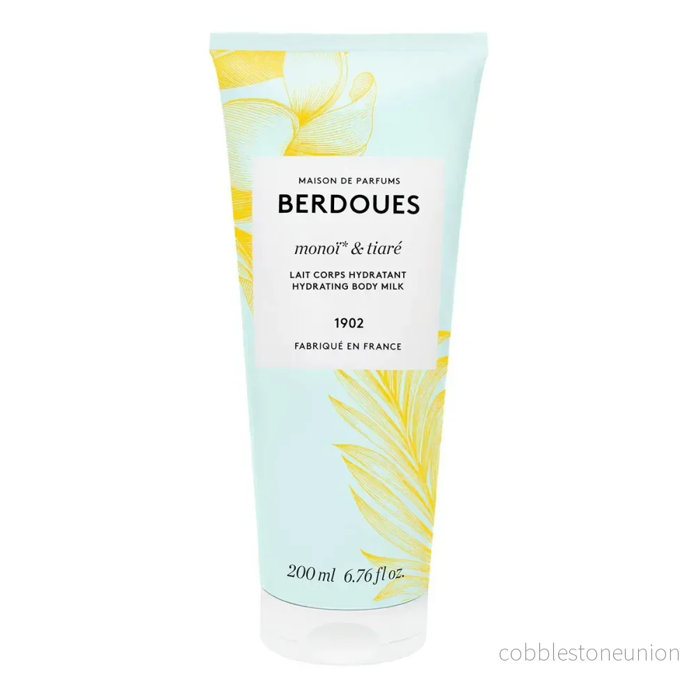 Parfums Berdoues, Monoi & Tiare, Moisturizing, Body Milk, 200 ml Parfums Berdoues, Monoi & Tiare, Moisturizing, Body Milk, 200 ml