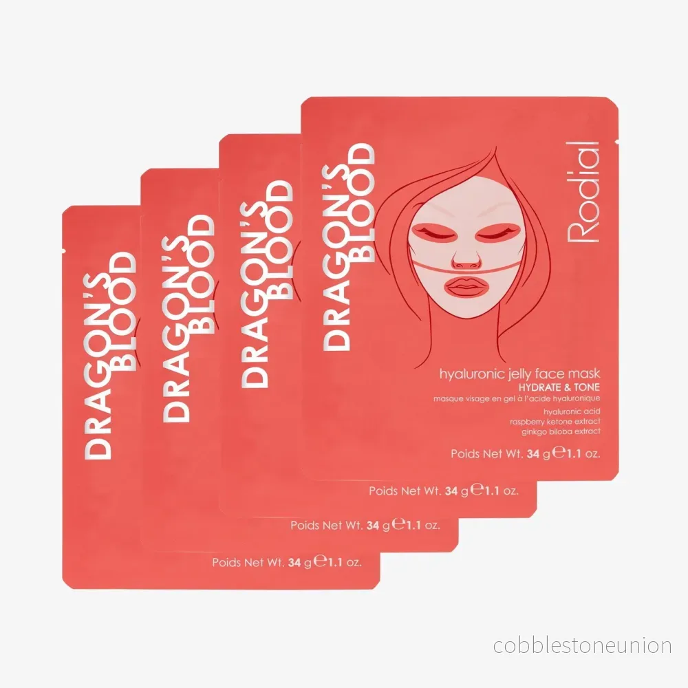 Rodial, Dragon’s Blood, Hydrating, Gel Mask, Face, 4 Count, 4 st Rodial, Dragon’s Blood, Hydrating, Gel Mask, Face, 4 Count, 4 st