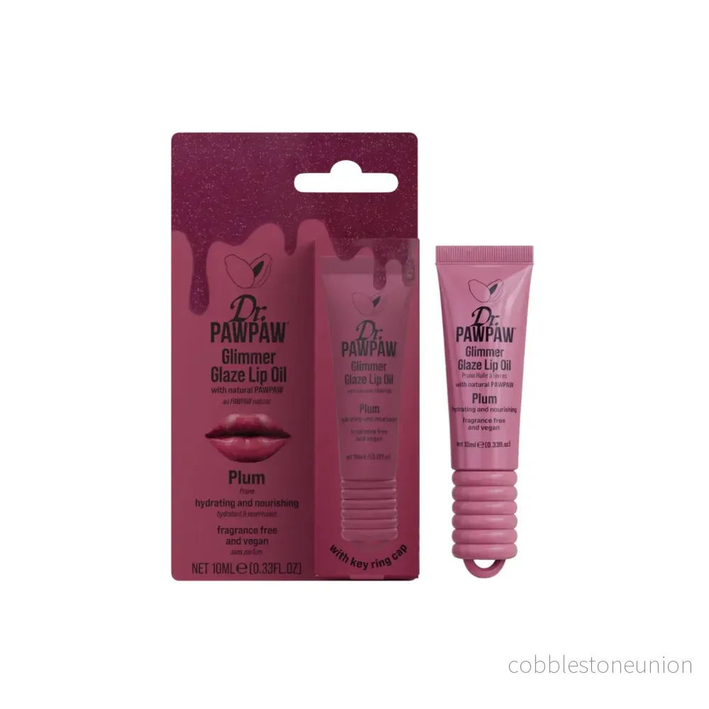 Dr. PawPaw, Glimmer Glaze, Glow & Hydrating, Läppolja, Plommon, 10 ml Dr. PawPaw, Glimmer Glaze, Glow & Hydrating, Läppolja, Plommon, 10 ml