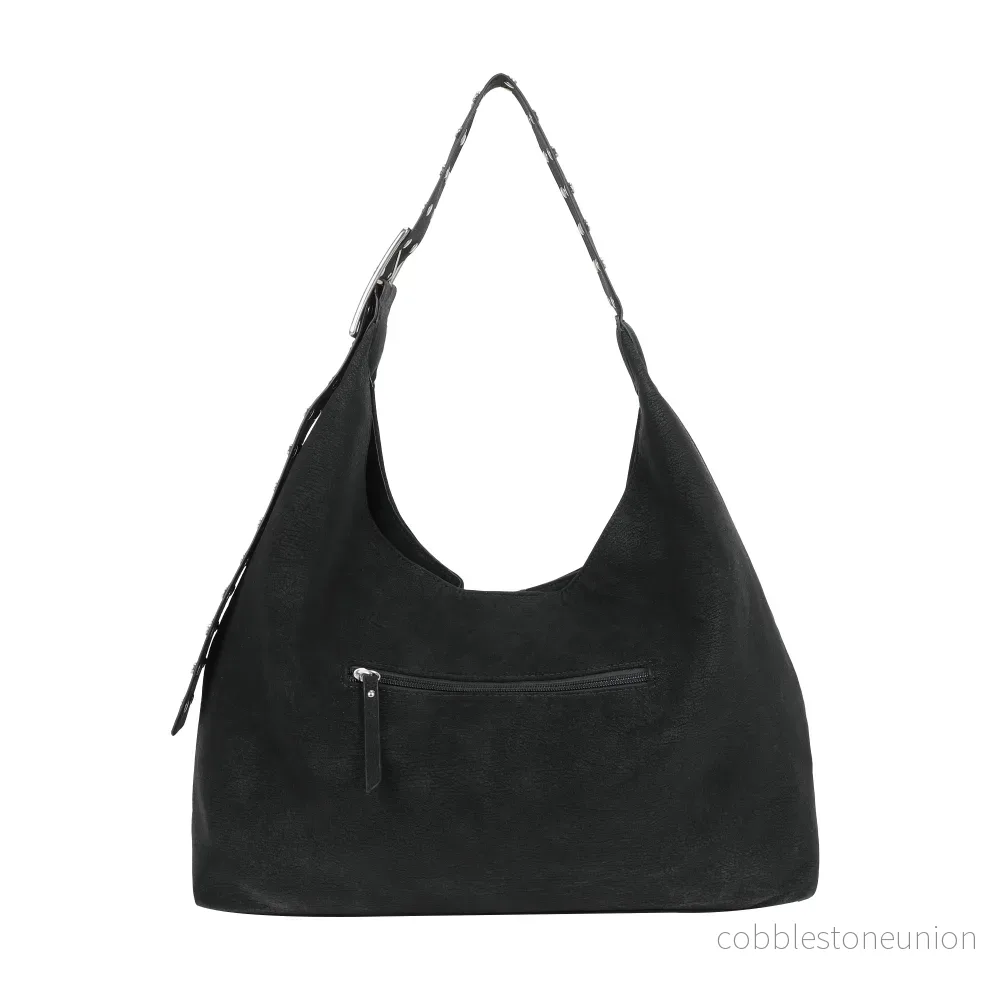 Ulrika Design Handbag Suede stuts svart - Bild 3