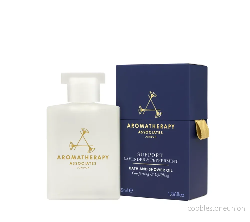 Aromatherapy Associates, Support, Lavendel & Pepparmynta, Avslappnande, Badolja, 55 ml - Bild 2