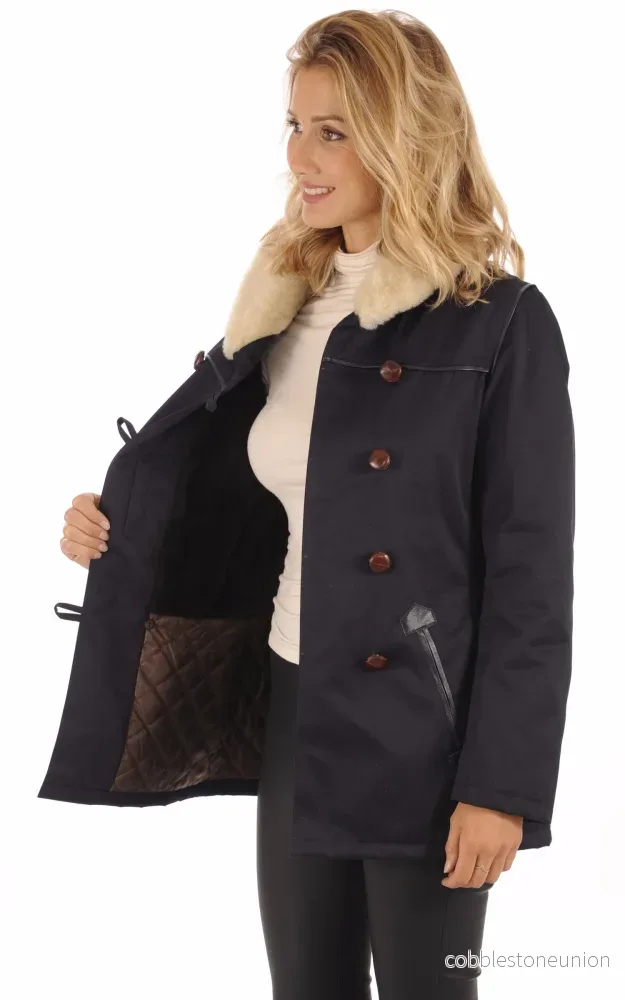 Authentic Navy Canvas Canadian Jacket - Women - Bild 3