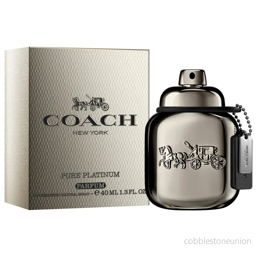 Coach, Pure Platinum, Parfumextrakt, För män, 40 ml - Bild 2