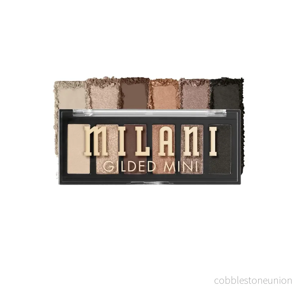 Milani, Gilded Mini, Eyeshadow Palette, 150, Call Me Old Fashioned, 6 nyanser, 4.8 g