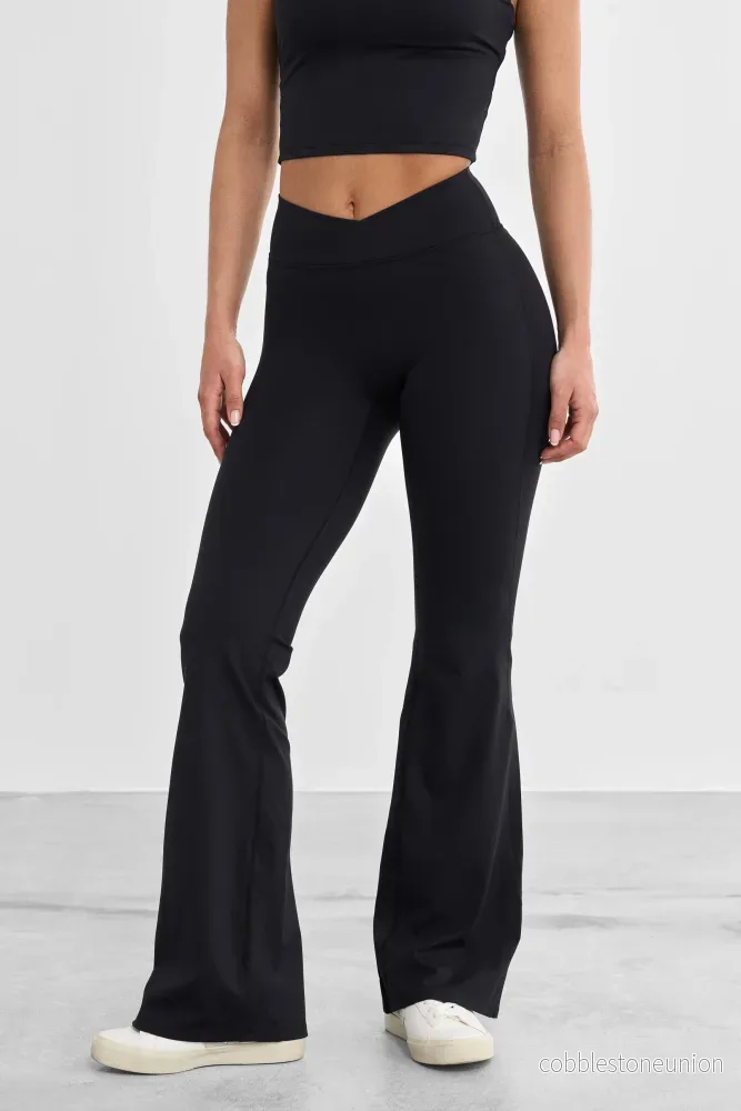 Wrap Flared Leggings Wrap Flared Leggings