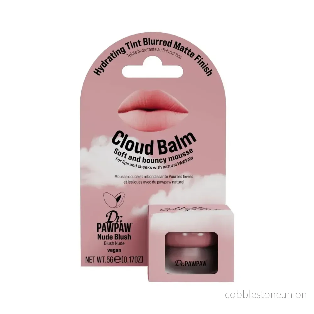 Dr. PawPaw, Cloud Balm, Matte & Hydrating, Krämrouge, Nude rouge, 5 g Dr. PawPaw, Cloud Balm, Matte & Hydrating, Krämrouge, Nude rouge, 5 g