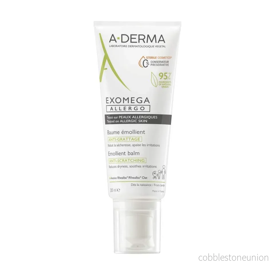 A-Derma, Exomega Allegro, Mjukgörare, Balsam, För ansiktet, 200 ml - Bild 2