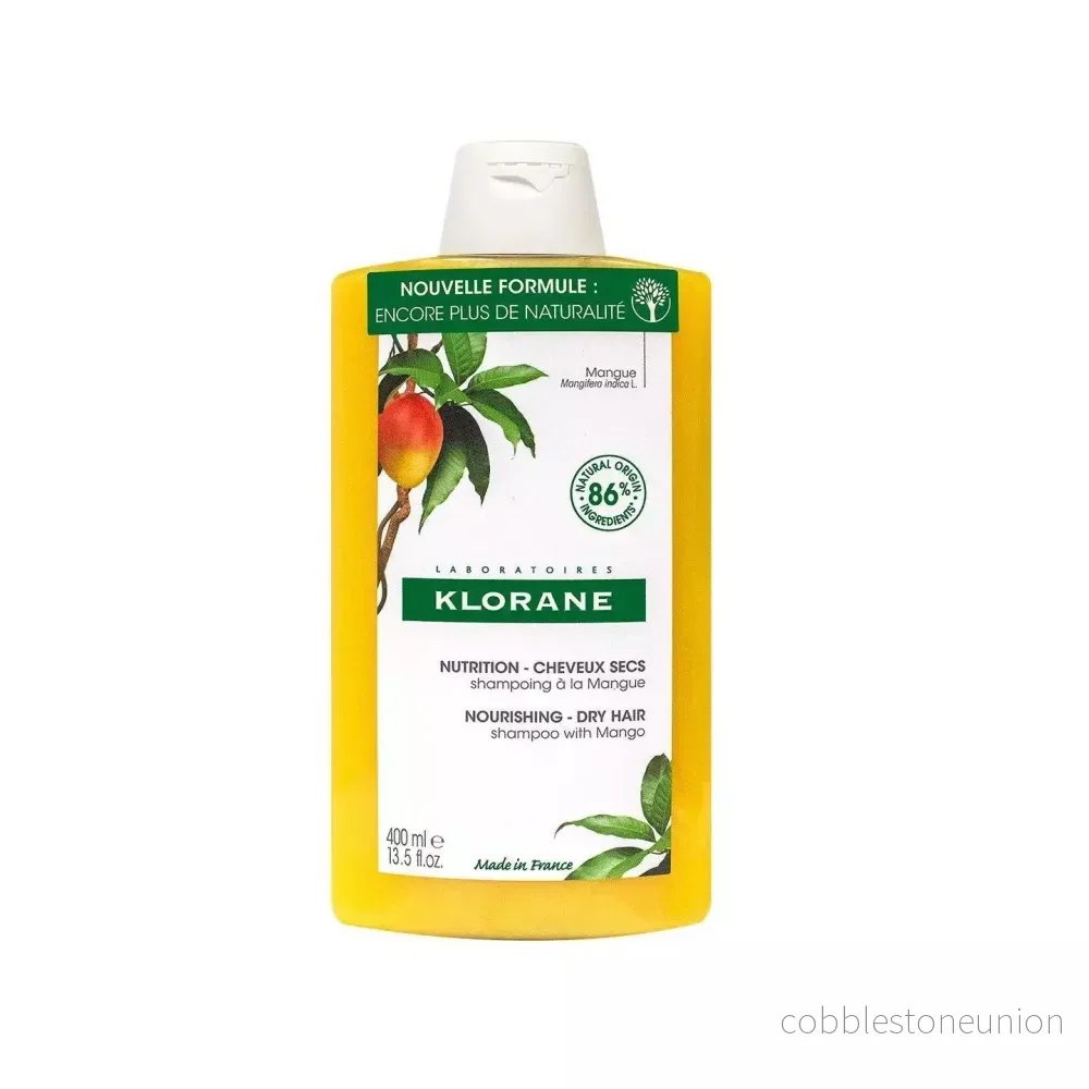 Klorane, Mango Butter Nutrition, Mango, Hårshampoo, Närande, 400 ml Klorane, Mango Butter Nutrition, Mango, Hårshampoo, Närande, 400 ml