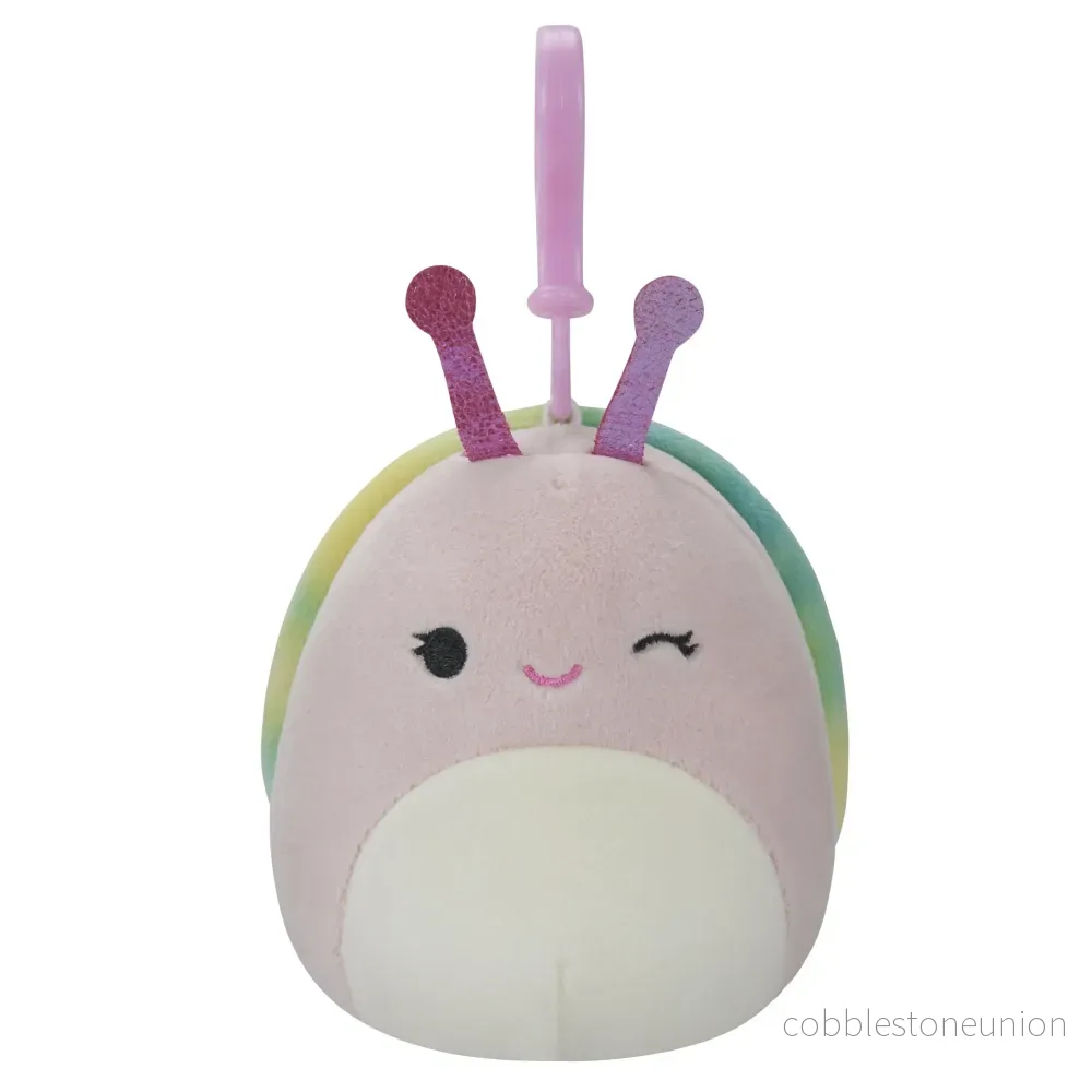 Squishmallows Clip-On Silvina The Winking Snail 9 Cm