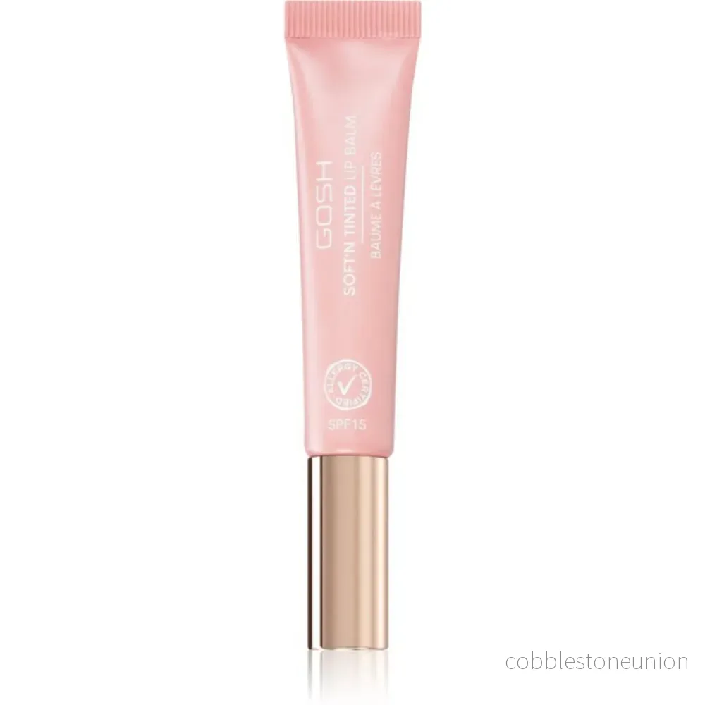 Gosh, Soft’n Tinted, Vegan, Återfuktande, Läppbalsam, 003, Ros, SPF 15, 8 ml Gosh, Soft’n Tinted, Vegan, Återfuktande, Läppbalsam, 003, Ros, SPF 15, 8 ml