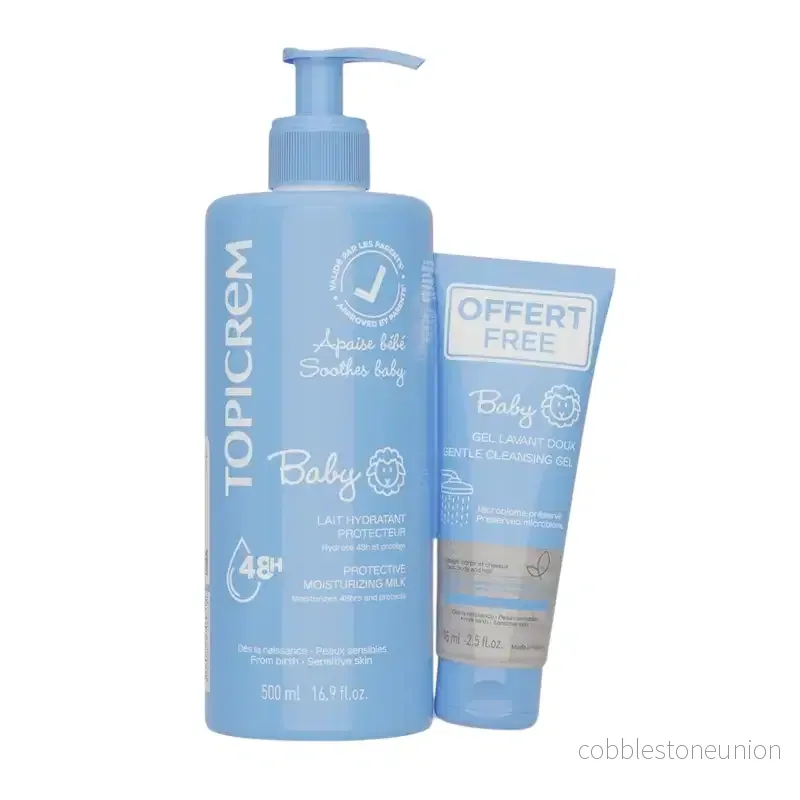 Set Topicrem: Baby, ultraåterfuktande, body milk, 500 ml + Baby, rengörande, duschgel, 75 ml Set Topicrem: Baby, ultraåterfuktande, body milk, 500 ml + Baby, rengörande, duschgel, 75 ml