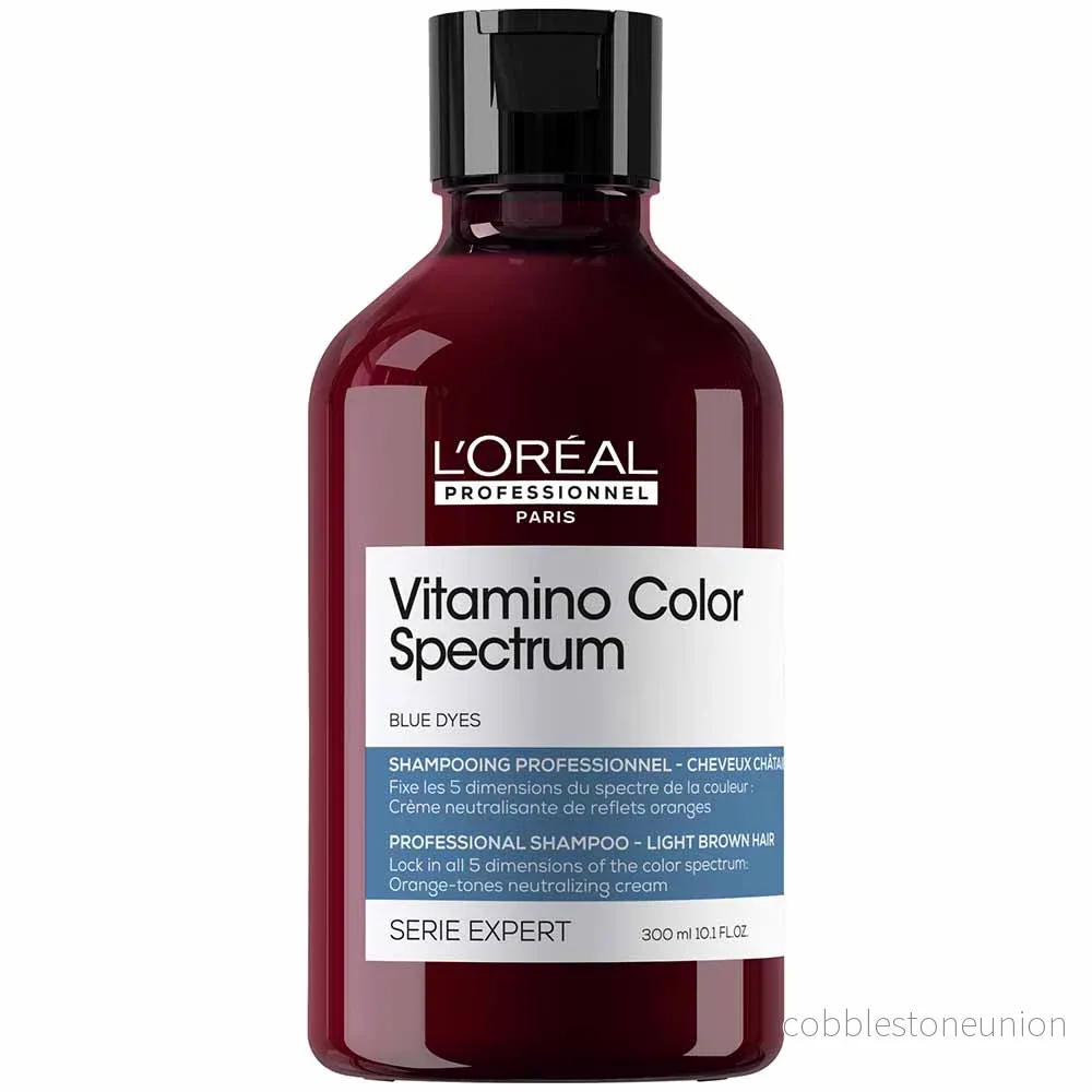 L’Oreal Professionnel, Vitamino Color Spectrum, Hårshampoo, Motverkar gula eller orangea toner, 300 ml L’Oreal Professionnel, Vitamino Color Spectrum, Hårshampoo, Motverkar gula eller orangea toner, 300 ml